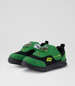 COMFY FLEX TODDLER SK GREEN BLACK MESH