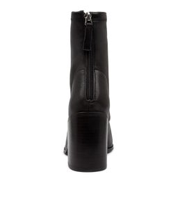 SAYLOR SN BLACK STRETCH LEATHER