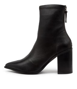 SAYLOR SN BLACK STRETCH LEATHER