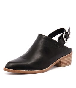 XAVIER BLACK LEATHER