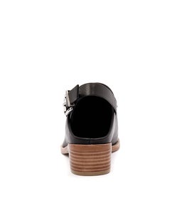 XAVIER BLACK LEATHER
