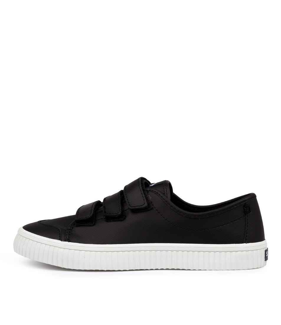 Buy Sperry Crest Vibe Velcro Creeper Black Sneakers online with free shipping