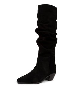 TYLER BOOT SS BLACK SUEDE