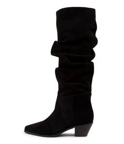 TYLER BOOT SS BLACK SUEDE