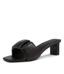 DESIREE HEEL SS BLACK LEATHER