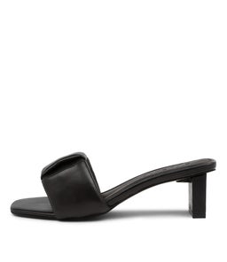 DESIREE HEEL SS BLACK LEATHER