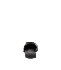 MAZE FLAT SS BLACK STUD LEATHER