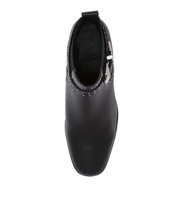 LENNOX BOOT SS BLACK STUD LEATHER