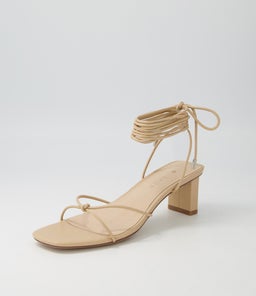 HONEY MID HEEL SS NEUTRAL LEATHER