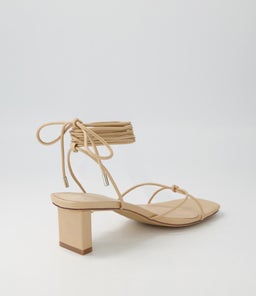HONEY MID HEEL SS NEUTRAL LEATHER