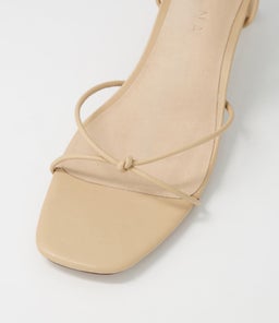 HONEY MID HEEL SS NEUTRAL LEATHER