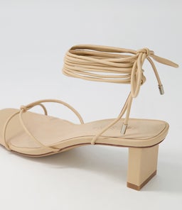 HONEY MID HEEL SS NEUTRAL LEATHER