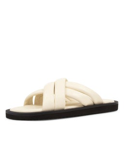 COAST SLIDE SS OFF WHITE LEATHER