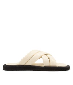 COAST SLIDE SS OFF WHITE LEATHER