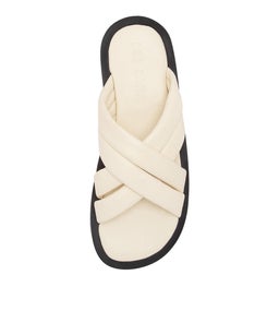 COAST SLIDE SS OFF WHITE LEATHER