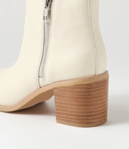 LUCA BOOT SS OFF WHITE LEATHER