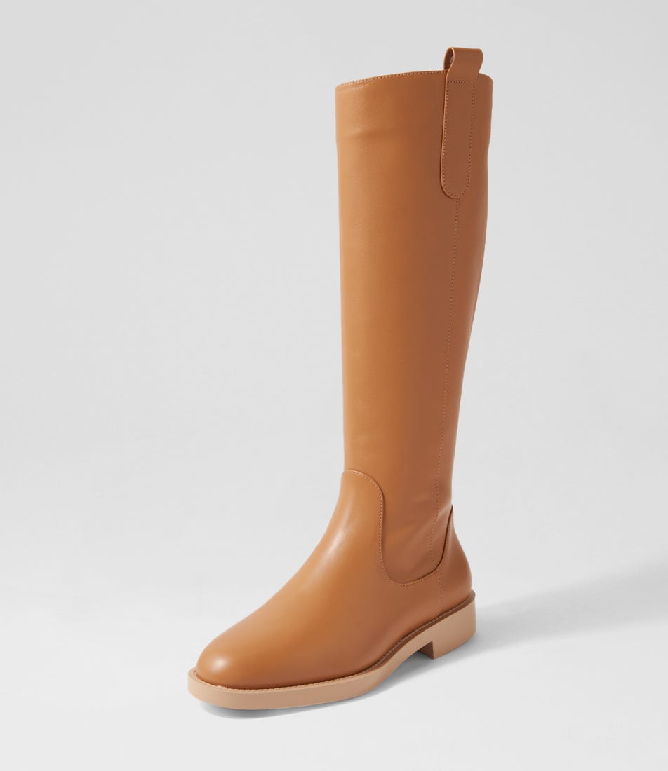 Tall tan boots with heel hot sale