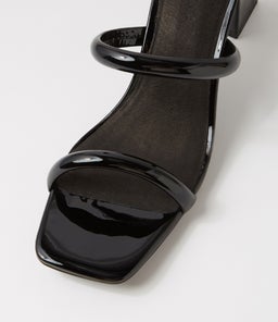 LENNY HEEL SS BLACK PATENT LEATHER