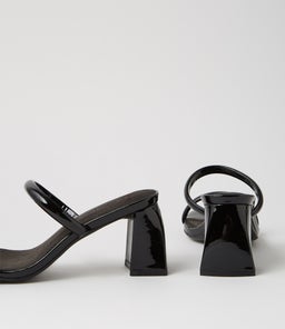 LENNY HEEL SS BLACK PATENT LEATHER