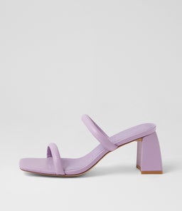 LENNY HEEL SS AMETHYST LEATHER