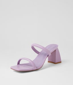 LENNY HEEL SS AMETHYST LEATHER