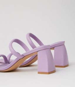 LENNY HEEL SS AMETHYST LEATHER