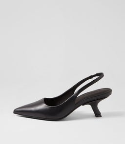 SANDRA SS BLACK LEATHER