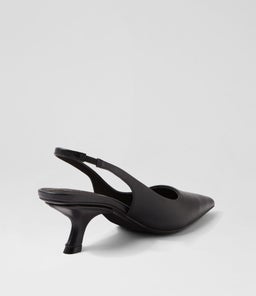 SANDRA SS BLACK LEATHER