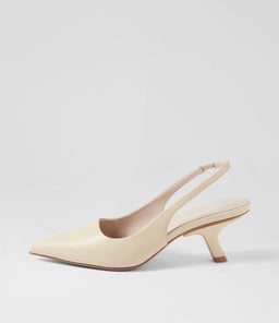 SANDRA SS OFF WHITE LEATHER
