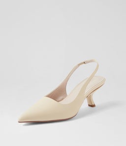 SANDRA SS OFF WHITE LEATHER
