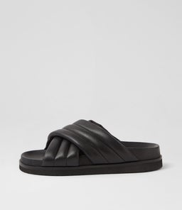 TUCANI FOOTBED SS BLACK LEATHER