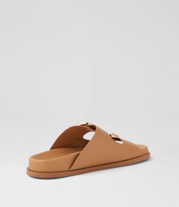 AMALFI FOOTBED SS TAN LEATHER