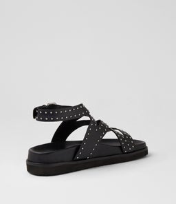 VAPETTO FOOTBED SS BLACK LEATHER