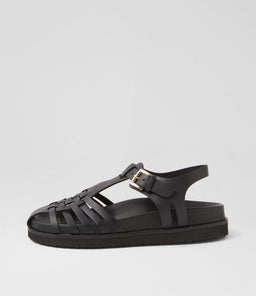 FISHERMAN SS BLACK LEATHER