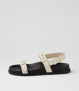 TRITAN FOOTBED SS OFF WHITE LEATHER