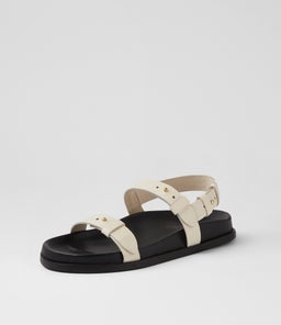 TRITAN FOOTBED SS OFF WHITE LEATHER