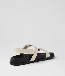 TRITAN FOOTBED SS OFF WHITE LEATHER