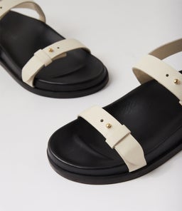 TRITAN FOOTBED SS OFF WHITE LEATHER
