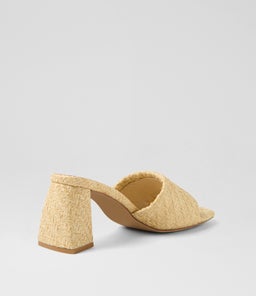 LENNY MULE SS NATURAL RAFFIA