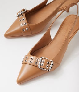 SADELLE HEEL SS TOFFEE LEATHER