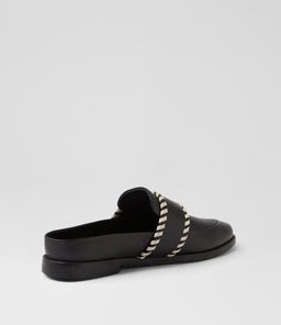 CROSBY SLIDE SS BLACK LEATHER
