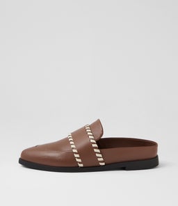 CROSBY SLIDE SS COCOA LEATHER