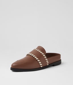 CROSBY SLIDE SS COCOA LEATHER