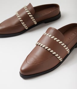 CROSBY SLIDE SS COCOA LEATHER