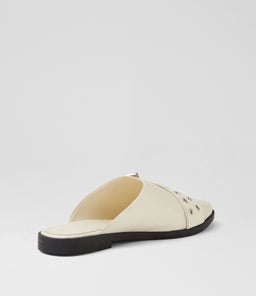 WOOSTER SLIDE SS OFF WHITE LEATHER