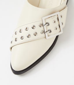 WOOSTER SLIDE SS OFF WHITE LEATHER