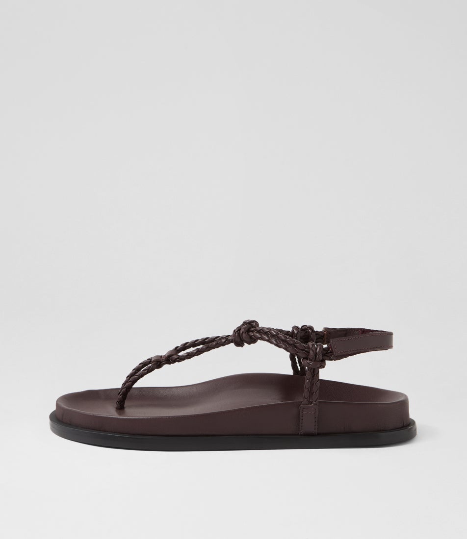 Mira Footbed Mulberry Leather Sandals Mira Footbed Mulberry Leather Sandals