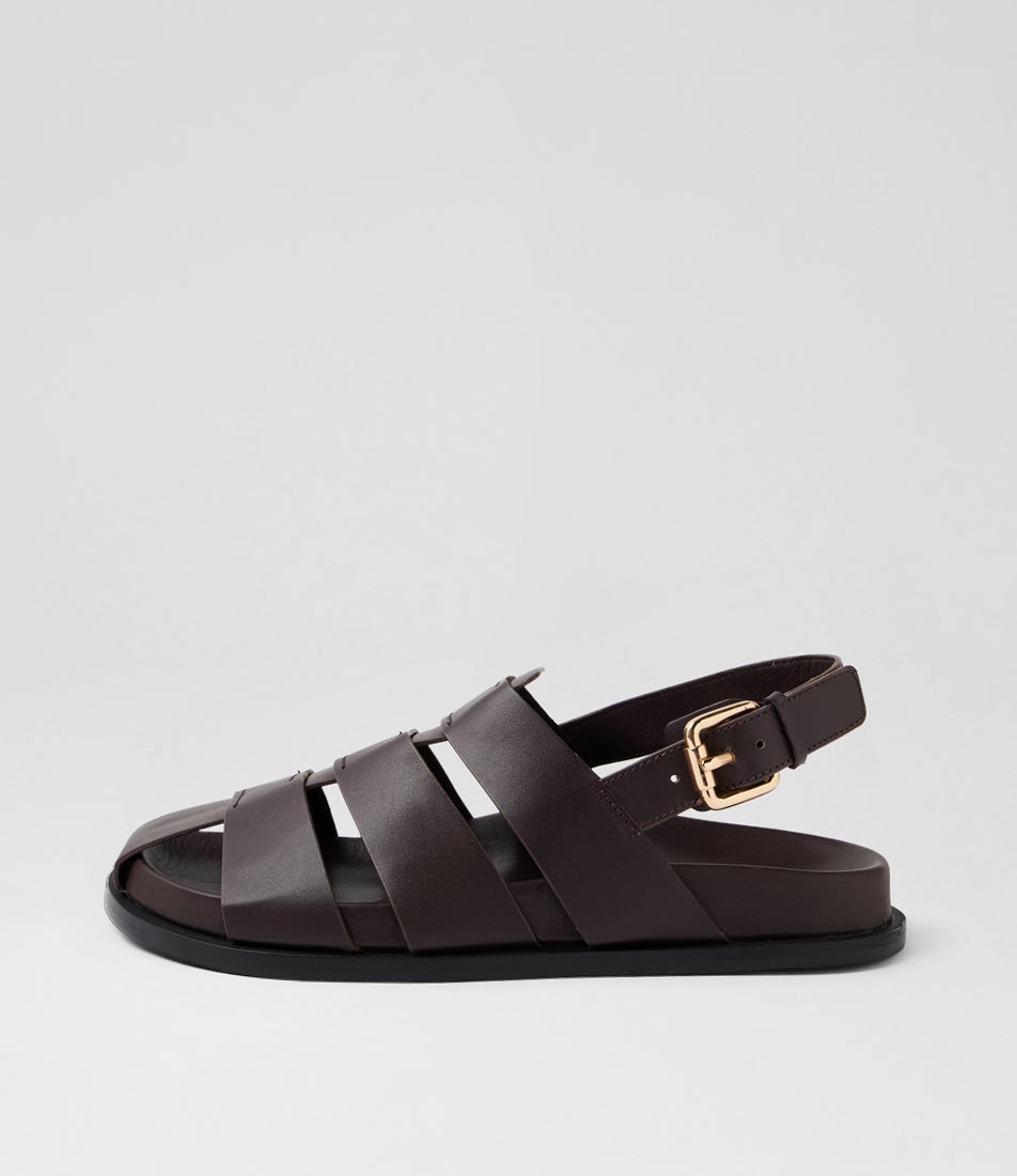 Celeste Footbed Mulberry Leather Sandals Celeste Footbed Mulberry Leather Sandals
