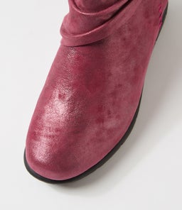 MONET SU MULBERRY METALLIC SUEDE