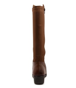 MARCELINA SU BRANDY LEATHER LYCRA